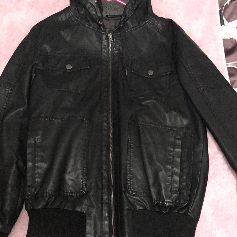 Faux Leather Jacket